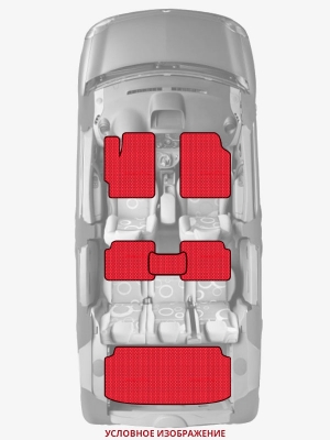 ЭВА коврики «Queen Lux» комплект для Volkswagen Amarok