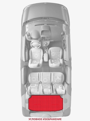 ЭВА коврики «Queen Lux» багажник для ЗАЗ 968